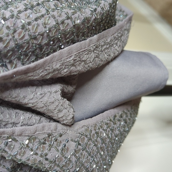 Joie Peri F Beaded Sequined Silk Sleeveless Scoop Neck Racerback Mini Dress XS - Picture 8 of 14